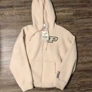 NWT!Purdue Pink by Victoria Secret Sharpa